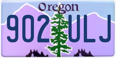 OR license plate 902ULJ