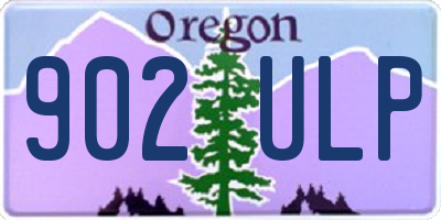 OR license plate 902ULP