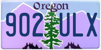 OR license plate 902ULX