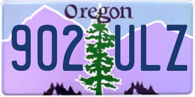 OR license plate 902ULZ