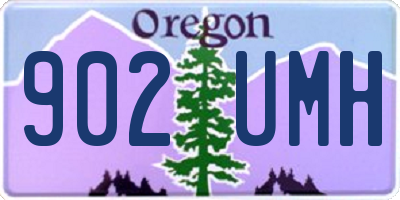 OR license plate 902UMH