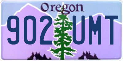 OR license plate 902UMT