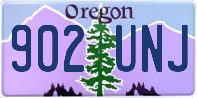 OR license plate 902UNJ