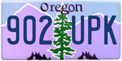 OR license plate 902UPK