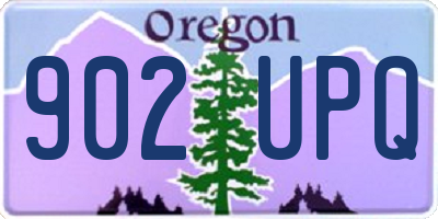 OR license plate 902UPQ