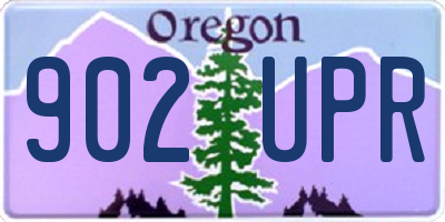 OR license plate 902UPR