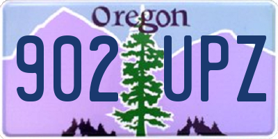 OR license plate 902UPZ