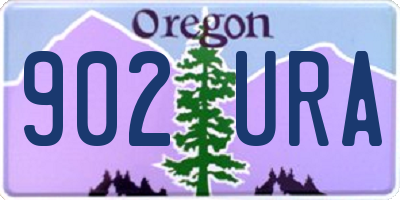 OR license plate 902URA