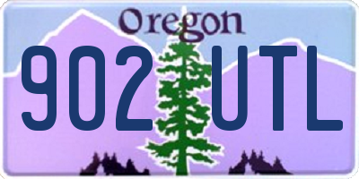 OR license plate 902UTL