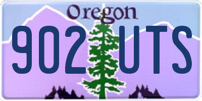 OR license plate 902UTS
