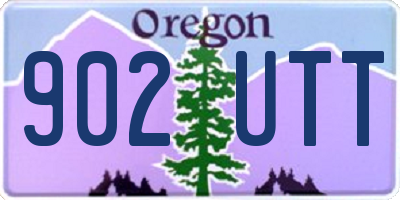 OR license plate 902UTT