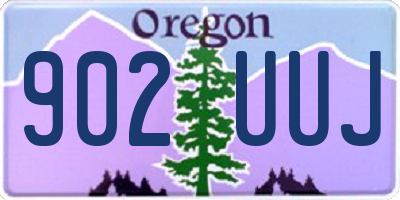OR license plate 902UUJ