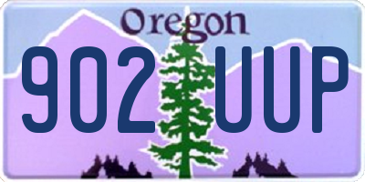 OR license plate 902UUP