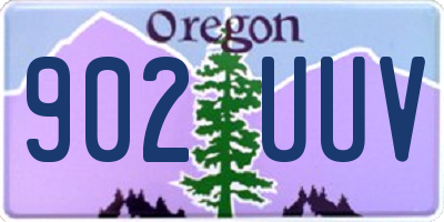 OR license plate 902UUV