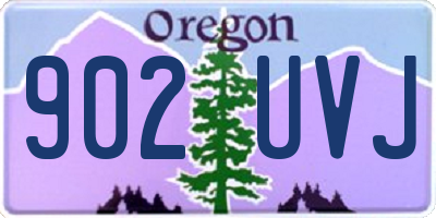 OR license plate 902UVJ