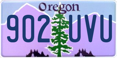 OR license plate 902UVU