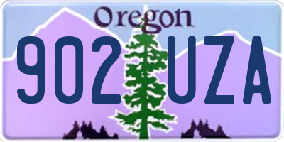 OR license plate 902UZA