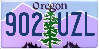 OR license plate 902UZL