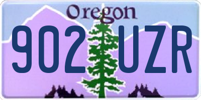 OR license plate 902UZR