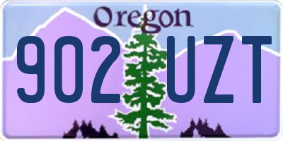 OR license plate 902UZT