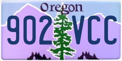 OR license plate 902VCC