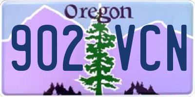 OR license plate 902VCN
