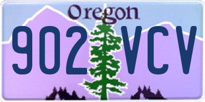 OR license plate 902VCV