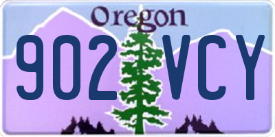 OR license plate 902VCY