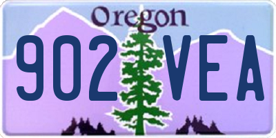 OR license plate 902VEA