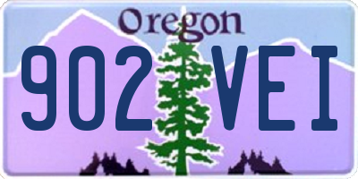 OR license plate 902VEI