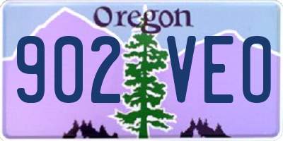 OR license plate 902VEO