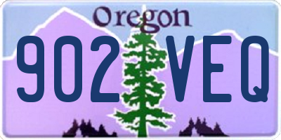 OR license plate 902VEQ