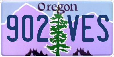 OR license plate 902VES