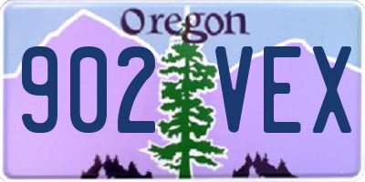 OR license plate 902VEX