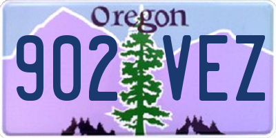 OR license plate 902VEZ