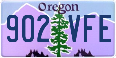 OR license plate 902VFE