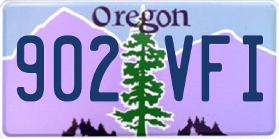 OR license plate 902VFI