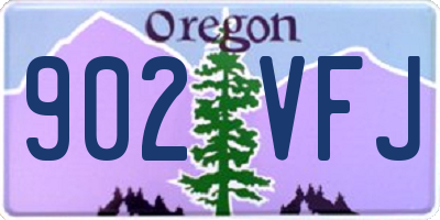OR license plate 902VFJ