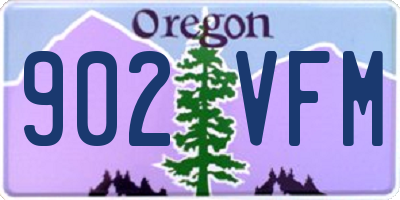 OR license plate 902VFM