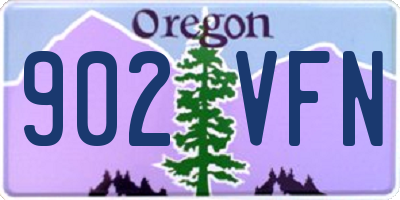 OR license plate 902VFN