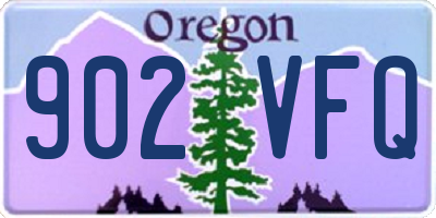 OR license plate 902VFQ