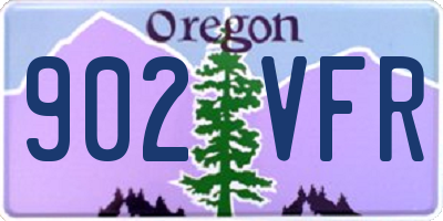 OR license plate 902VFR