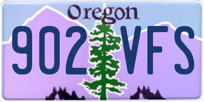 OR license plate 902VFS