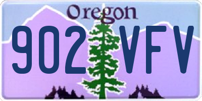 OR license plate 902VFV