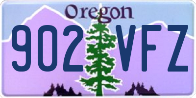 OR license plate 902VFZ