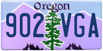 OR license plate 902VGA