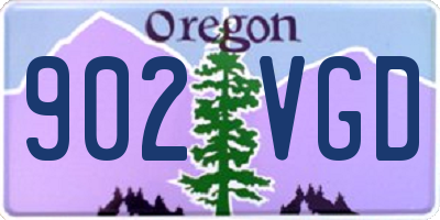 OR license plate 902VGD
