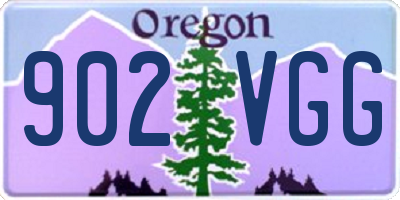 OR license plate 902VGG