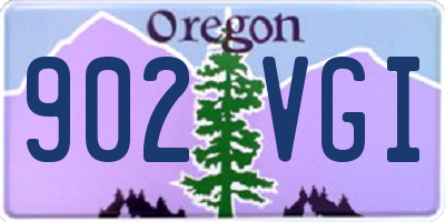 OR license plate 902VGI