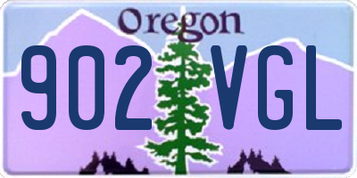OR license plate 902VGL